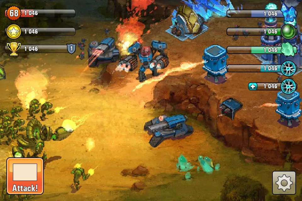 Clash of Craft battle screen UI mockup