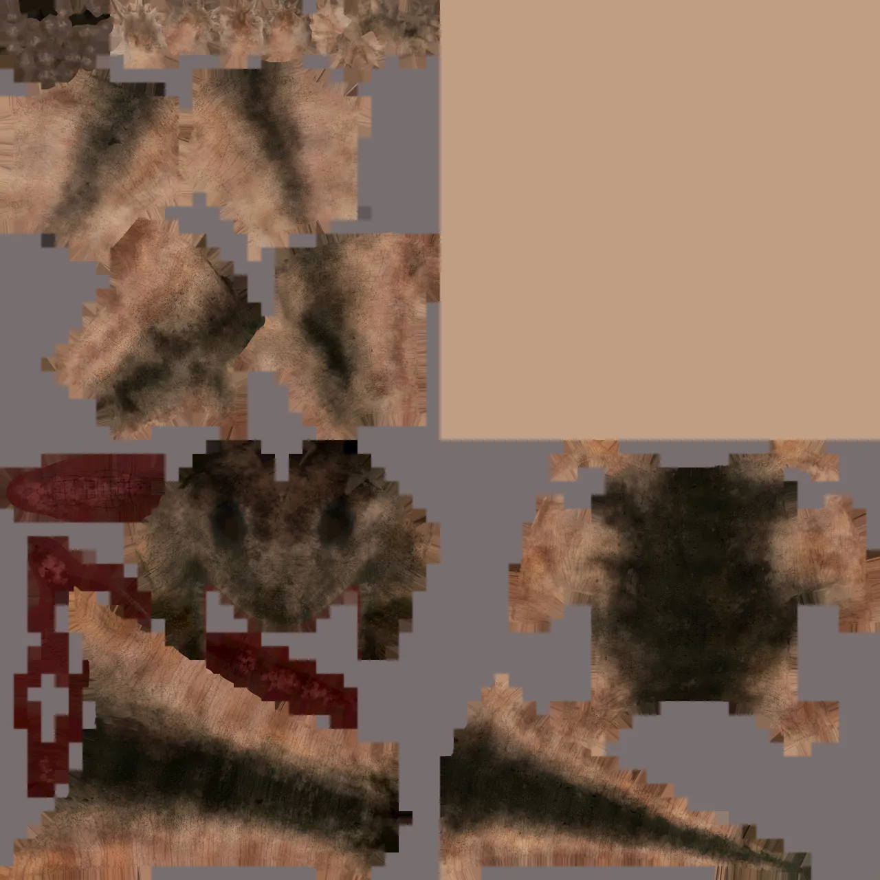 Brachiosaurus diffuse texture map