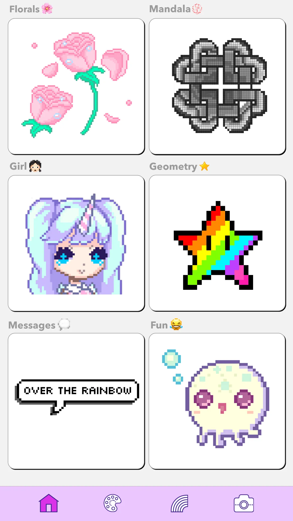 Rainbow app store screen 2