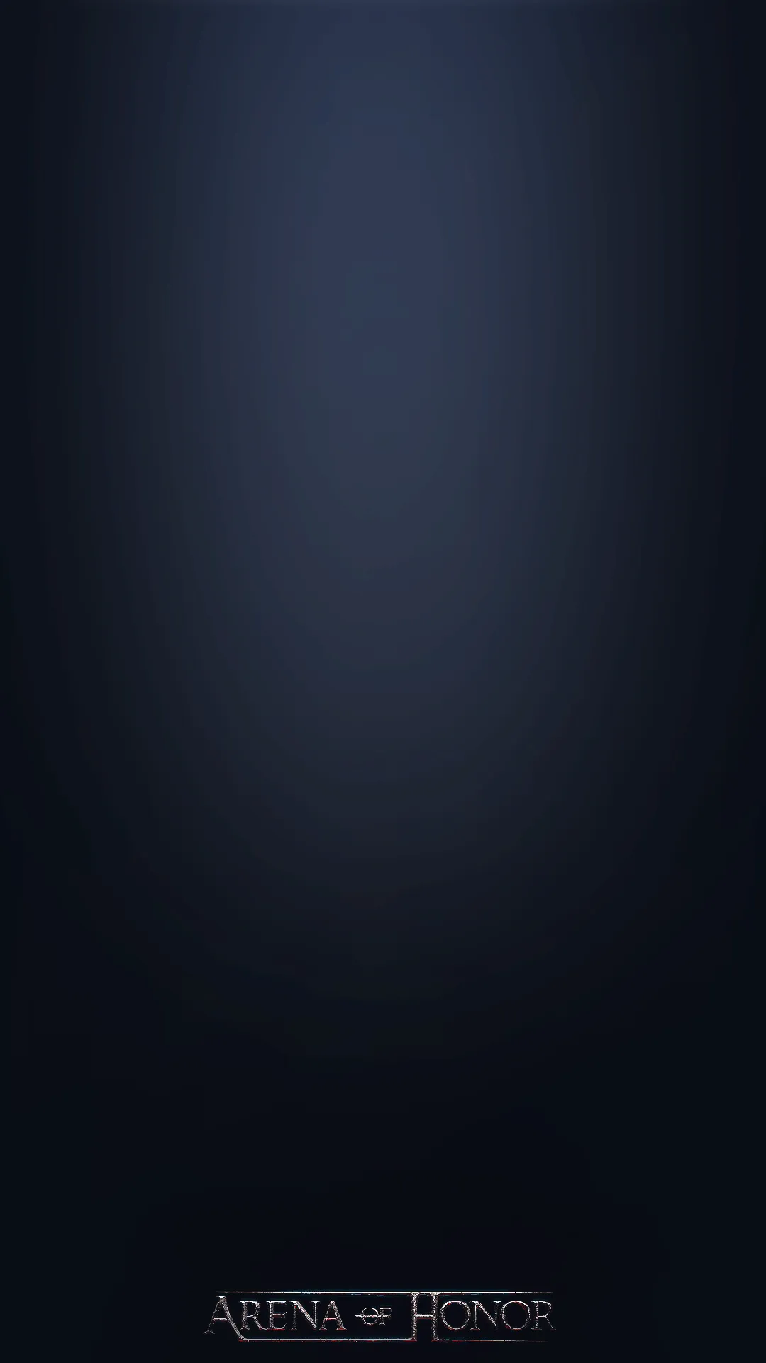 Arena of Honor: splash/logo screen