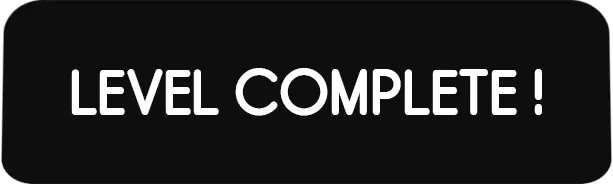"Level Complete!" UI banner sprite