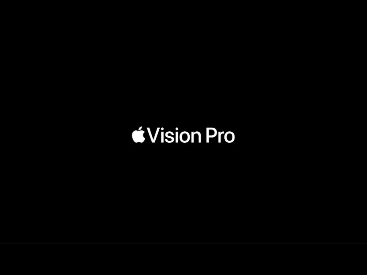Apple Vision Pro logo slide