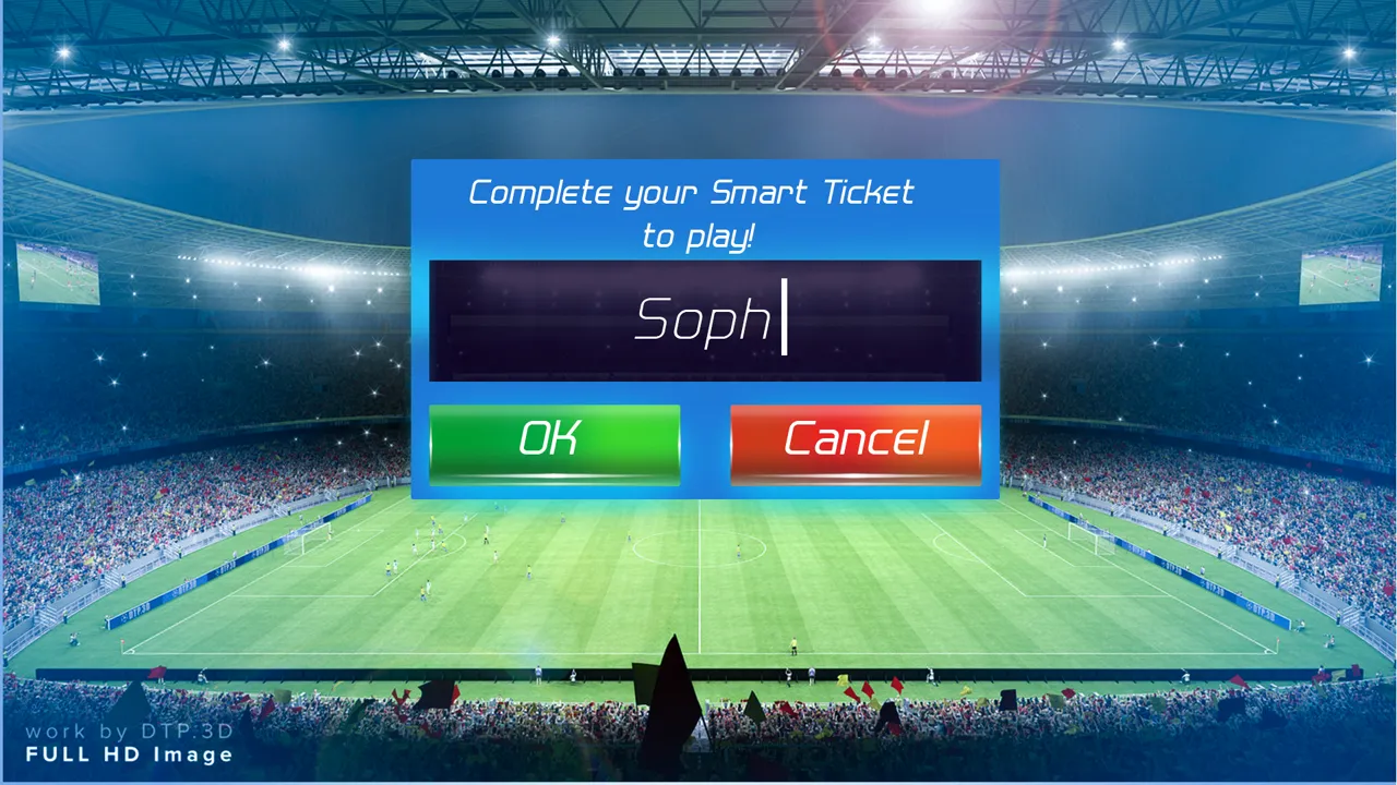 Snack Attack VR: ui name popup